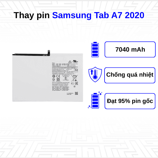 Thay pin Samsung Galaxy Tab A7 2020