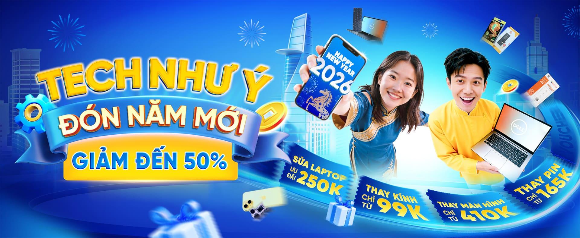 TECH NHƯ Ý - ĐÓN NĂM MỚI