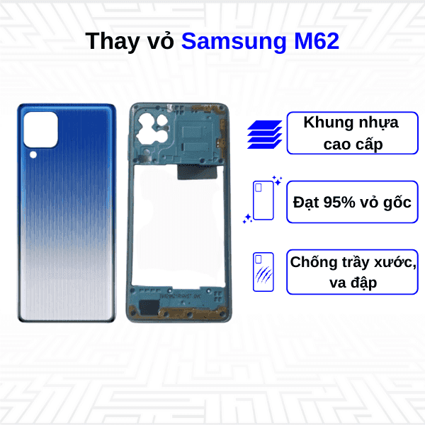 Thay vỏ Samsung Galaxy M62