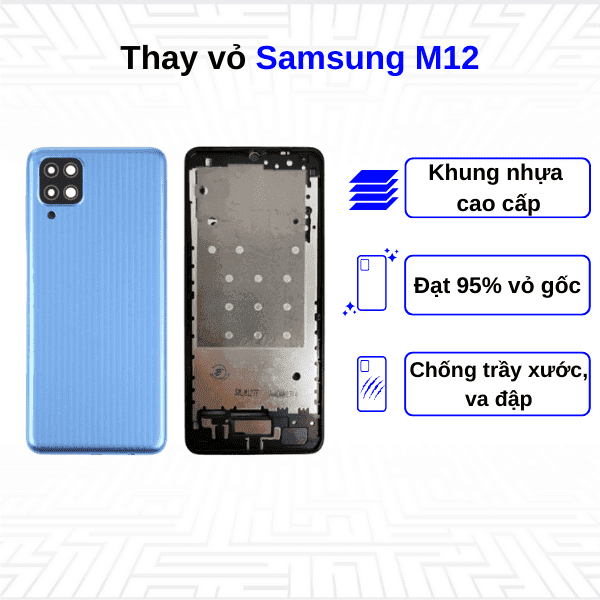 Thay vỏ Samsung Galaxy M12