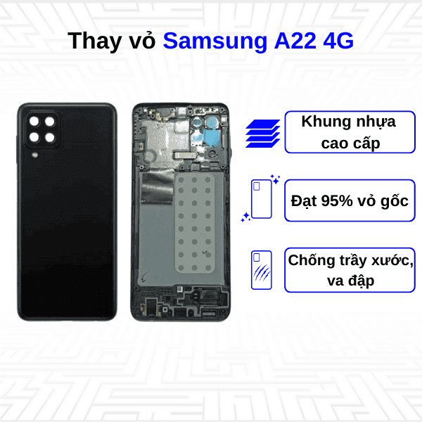 Thay vỏ Samsung Galaxy A22 4G