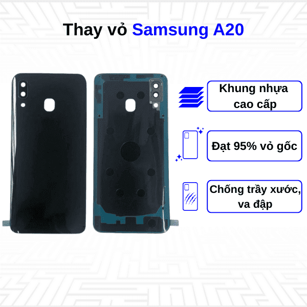 Thay vỏ Samsung Galaxy A20