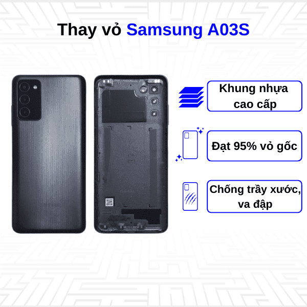 Thay vỏ Samsung Galaxy A03S