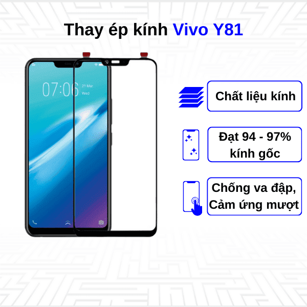 Ép kính màn hình Vivo Y81