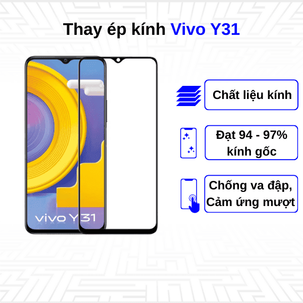 Ép kính màn hình Vivo Y31
