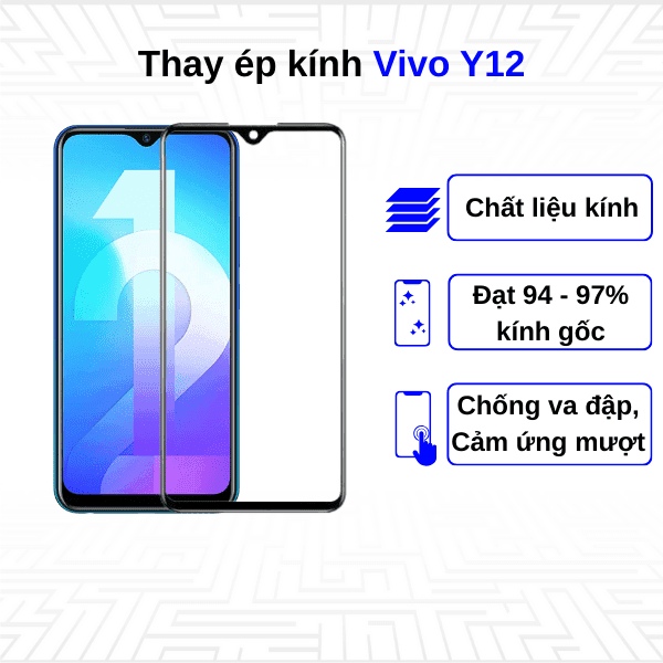 Ép kính màn hình Vivo Y12