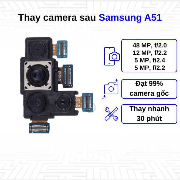 Thay Camera sau Samsung Galaxy A51