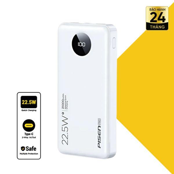Pin Sạc Dự Phòng PISEN PRO Power Cube 22.5W 21000mAh