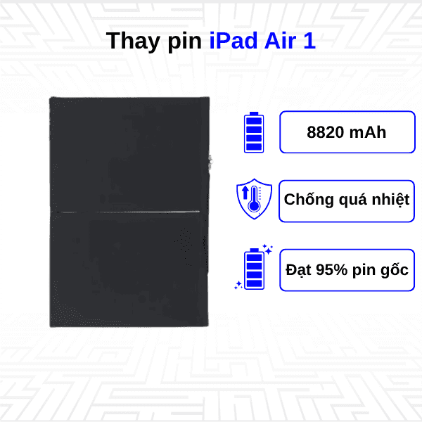 Thay pin iPad Air 1