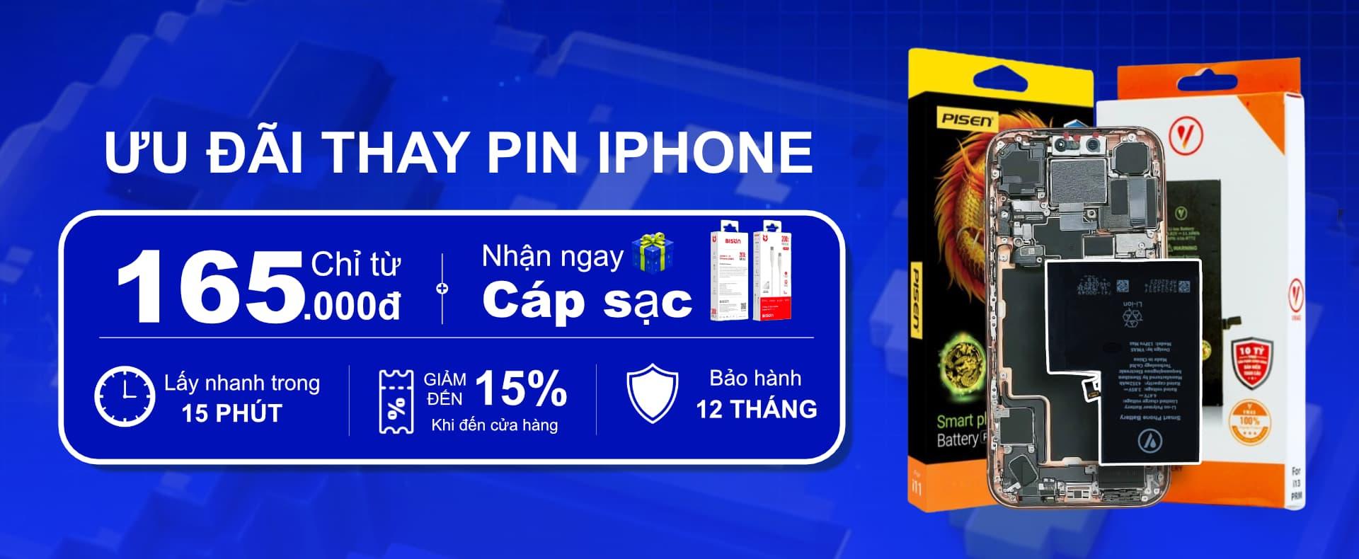 THAY PIN ĐIỆN THOẠI - CHỈ TỪ 165K