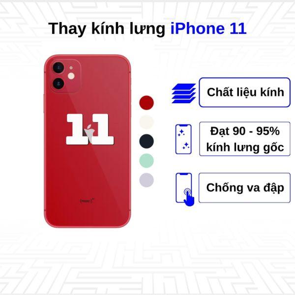 Thay kính lưng iPhone 11