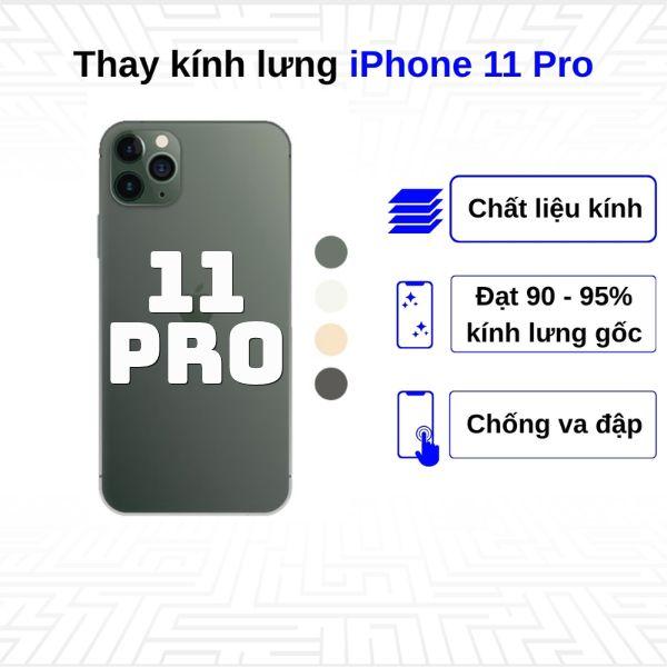 Thay kính lưng iPhone 11 Pro