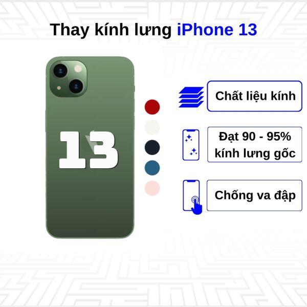 Thay kính lưng iPhone 13