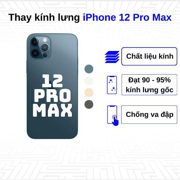 Thay kính lưng iPhone 12 Pro Max